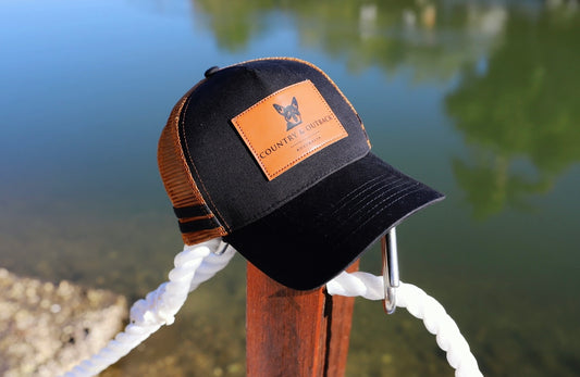 Black & Tan Trucker Cap