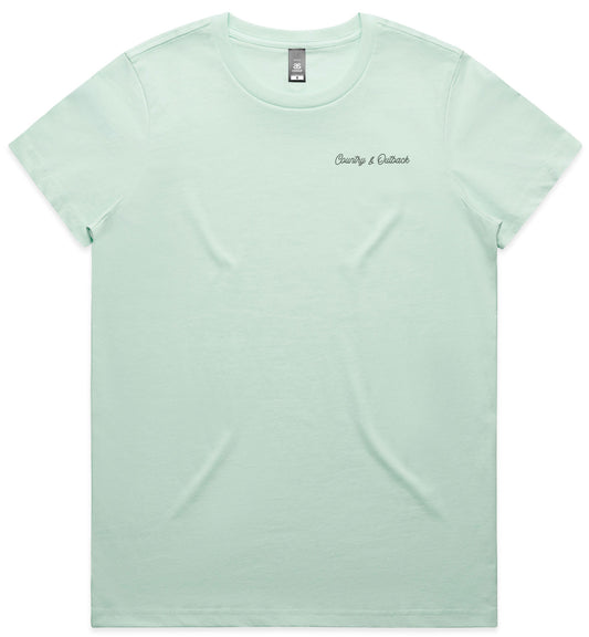 Ol' Queenslander Women's T-Shirt SeaFoam Green