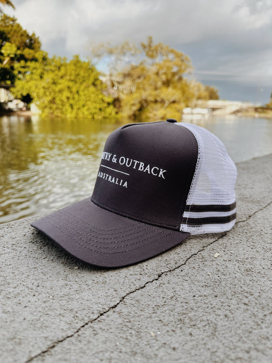 Grey Trucker Caps